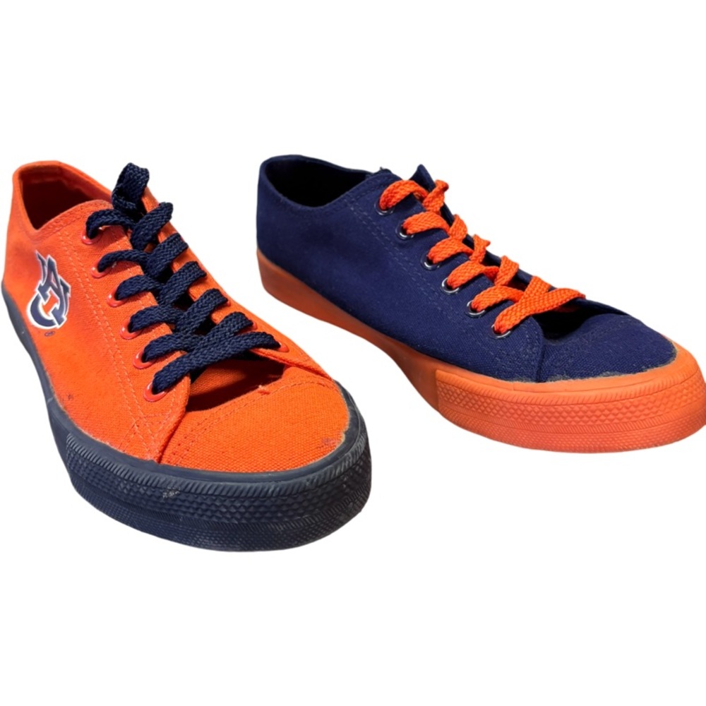 Auburn University Tigers Size Mens 6 or Womens 8 Textile Shoes Reversus